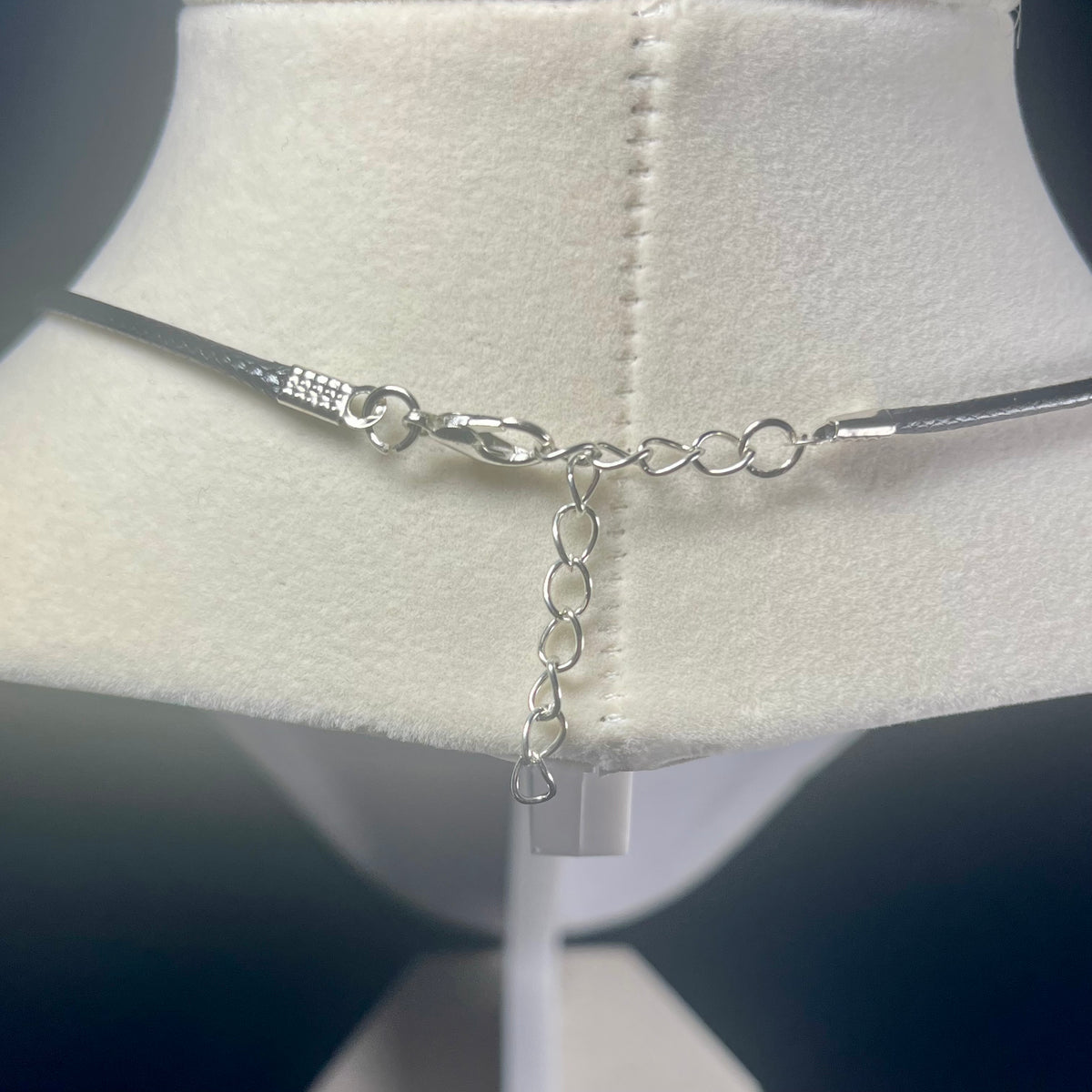 NA Key Tag 22” adjustable necklace w/ silver clasp and extension chain